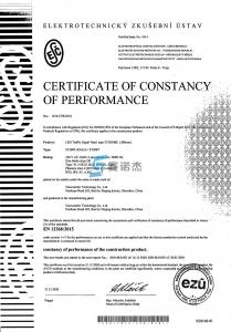 300mm交通信號(hào)燈-EN12368 認(rèn)證證書(shū)